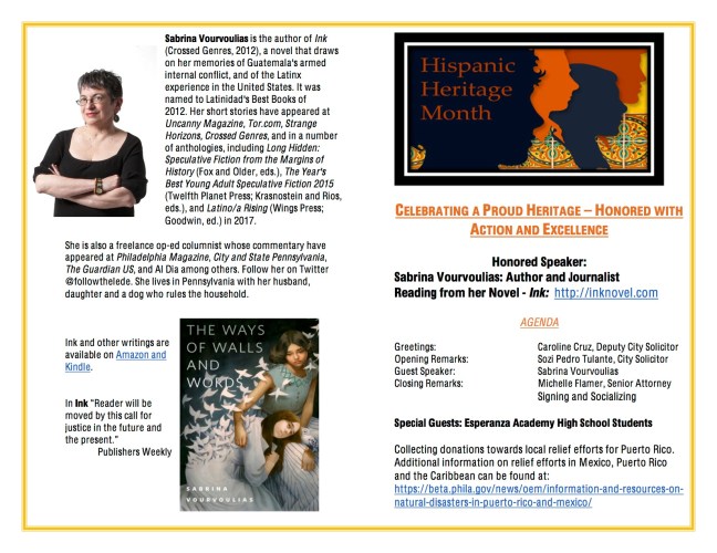 Hispanic Heritage Month Program CC 2